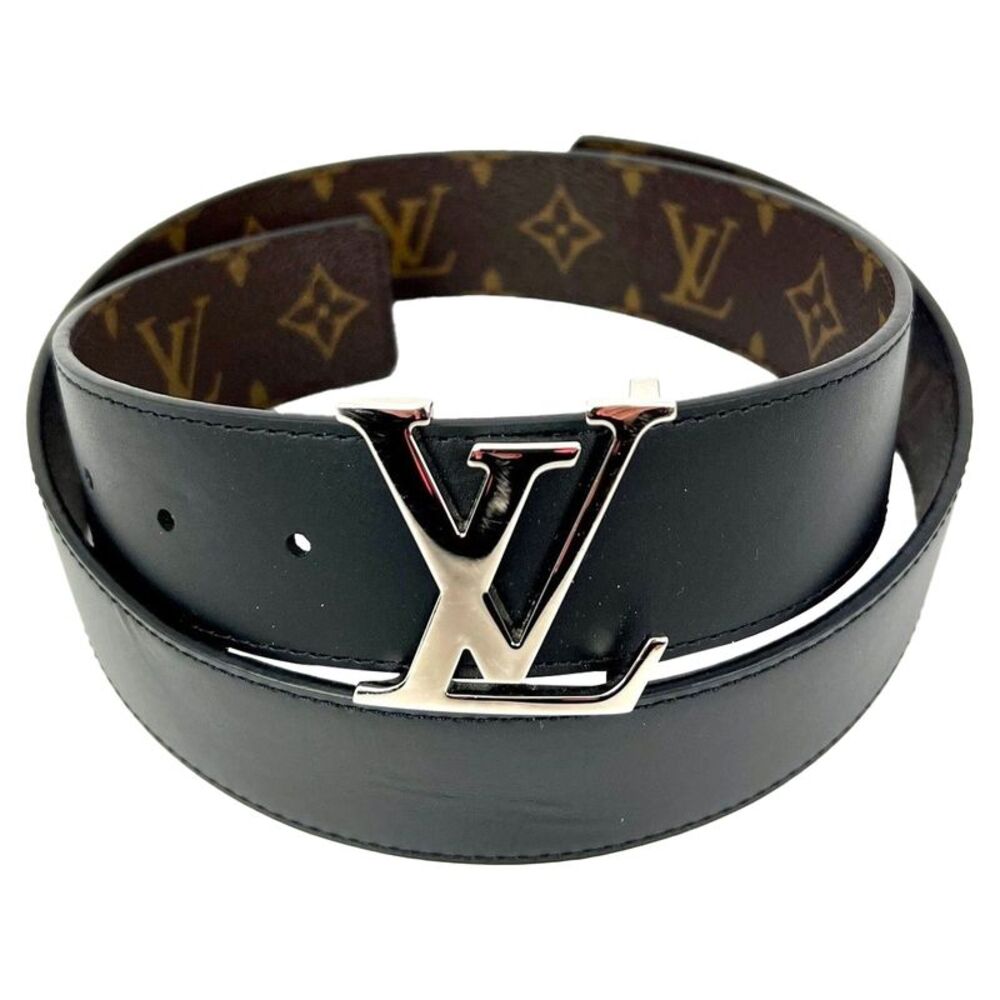 Louis Vuitton Initiales 40mm Black Reversible Monogram Belt 80/32